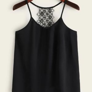 🖤 Guipure lace cami